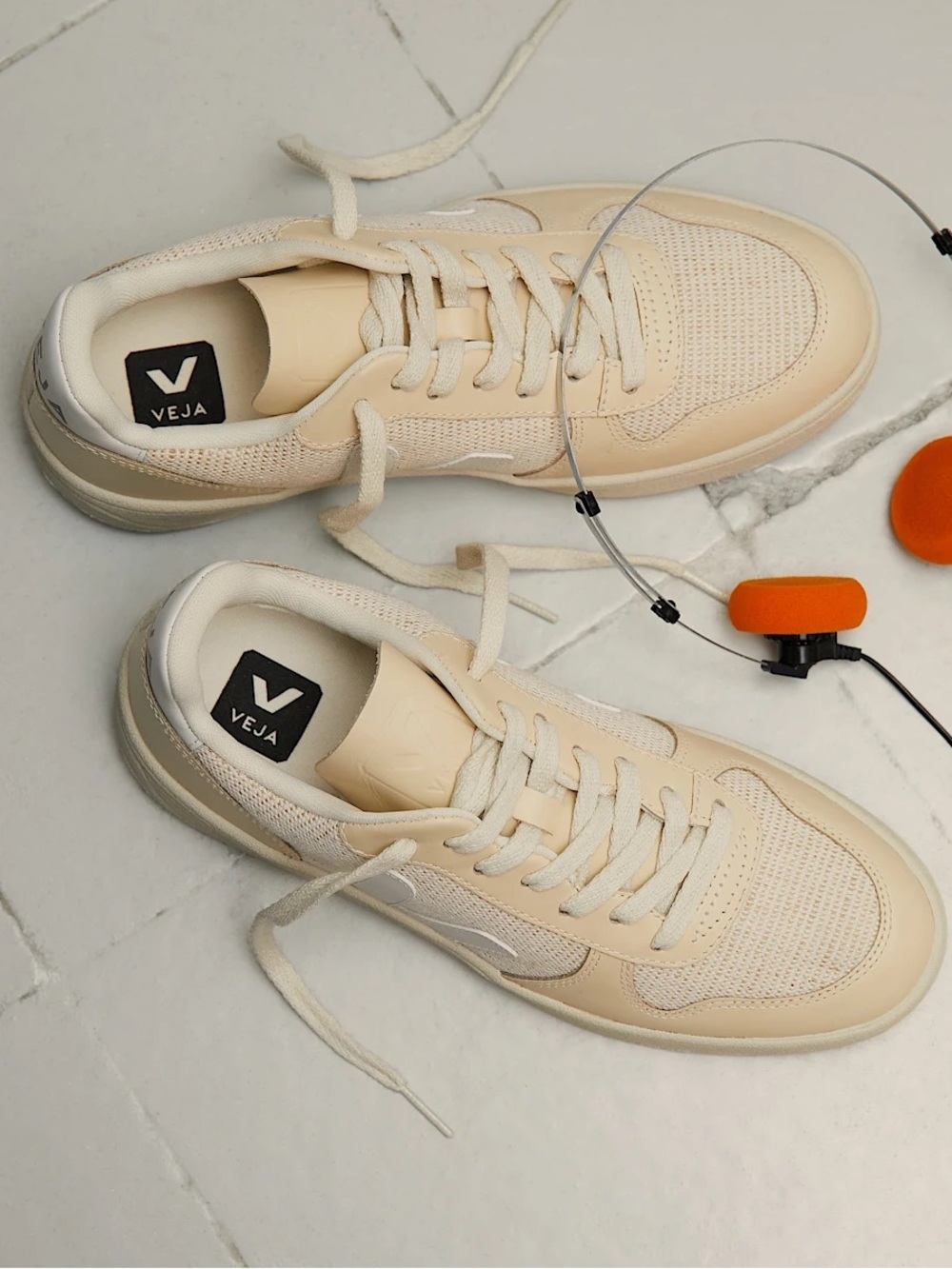 Veja Women’s V-10 Sneakers in Cream